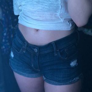 hollister short short low rise shorts